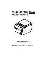 Sam4s ellix 30 Operator'S Manual предпросмотр