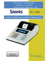 Sam4s ER-230 Series Operation And Program Manual preview