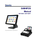 Sam4s SAP-630FT Manual preview