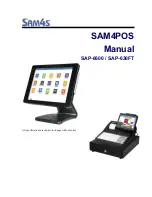 Sam4s SAP-6600 Manual preview