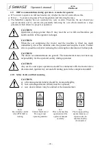 Предварительный просмотр 30 страницы SaMASZ CAMEL 900 Operator'S Manual