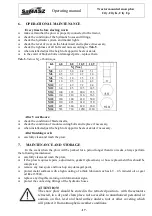 Preview for 19 page of SaMASZ City 150 Operating Manual