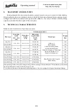 Preview for 20 page of SaMASZ City 150 Operating Manual