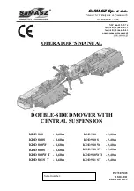 Preview for 1 page of SaMASZ KDD 860 Operator'S Manual