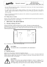 Preview for 25 page of SaMASZ KDTC 260 Operator'S Manual