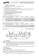 Предварительный просмотр 16 страницы SaMASZ KT 261 Operation Manual