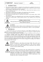 Preview for 5 page of SaMASZ KWT 550 Operator'S Manual