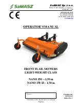 Preview for 1 page of SaMASZ NANO 150 Operator'S Manual