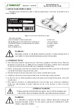 Preview for 4 page of SaMASZ NANO 150 Operator'S Manual