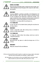 Preview for 2 page of SaMASZ P10-1200 Operator'S Manual