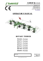 SaMASZ P4-420 Operator'S Manual preview