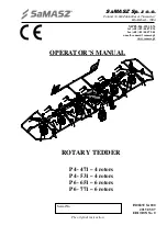 Предварительный просмотр 1 страницы SaMASZ P4-471 Operator'S Manual