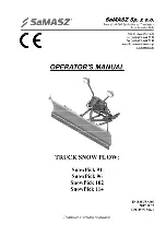 SaMASZ SnowPick 102 Operator'S Manual preview