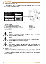 Предварительный просмотр 4 страницы SaMASZ Tornado 202 Operator'S Manual