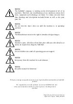 Предварительный просмотр 2 страницы SaMASZ TWIST 600 Instruction Manual