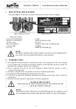 Предварительный просмотр 4 страницы SaMASZ TWIST 600 Instruction Manual