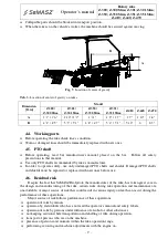 Предварительный просмотр 11 страницы SaMASZ Z-300 Slim Operator'S Manual