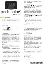 Preview for 2 page of samatech park-solar DIGITAL User Manual