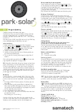 samatech park solar User Manual предпросмотр