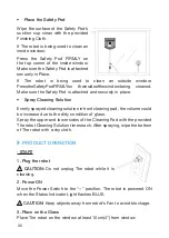 Предварительный просмотр 30 страницы Samba W-Clean 900 Instruction Manual