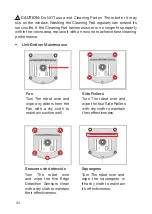 Предварительный просмотр 34 страницы Samba W-Clean 900 Instruction Manual