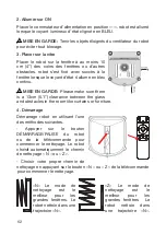 Предварительный просмотр 62 страницы Samba W-Clean 900 Instruction Manual