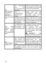 Предварительный просмотр 102 страницы Samba W-Clean 900 Instruction Manual