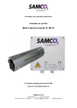 SAMCO2 PL1001A Assembly And Operating Instructions Manual preview