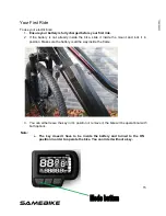 Предварительный просмотр 15 страницы Samebike T7 2019 Owner'S Manual