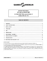 Предварительный просмотр 2 страницы SAMES KREMLIN 40/1 - 750cc std Instruction Manual