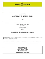 SAMES KREMLIN A3 Original Manual предпросмотр