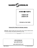 Preview for 43 page of SAMES KREMLIN AIRMIX 10C50 GT Documentation