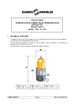 Предварительный просмотр 10 страницы SAMES KREMLIN Airmix 120-10/120 Instruction Manual