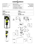 Предварительный просмотр 38 страницы SAMES KREMLIN AIRMIX 15-C50 Manual