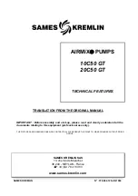 Preview for 42 page of SAMES KREMLIN AIRMIX 20C50 GT Documentation