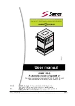 Preview for 1 page of SAMES KREMLIN GNM 100-A User Manual