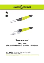 SAMES KREMLIN Inogun A User Manual preview