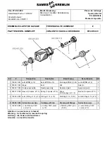 Preview for 44 page of SAMES KREMLIN REGULEX 25 CC Installation And Safety Instructions