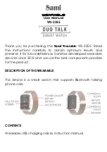 Sami Wearable DUO TALK User Manual preview