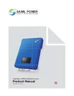 Samil Power SolarRiver 3400TL-D Product Manual предпросмотр