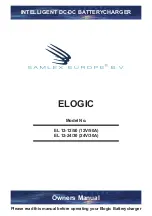 Предварительный просмотр 1 страницы Samlex Europe ELOGIC Owner'S Manual