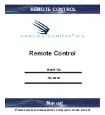 Samlex Europe RC-601D Manual preview