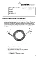 Samlex Solar DC-BTS-A-C Owner'S Manual предпросмотр