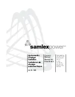 Preview for 1 page of Samlexpower ACR-16 Owner'S Manual