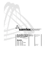 Предварительный просмотр 1 страницы Samlexpower Evolution EVO-1212F Owner'S Manual