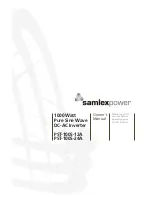 Preview for 1 page of Samlexpower PST-100S-12A Owner'S Manual