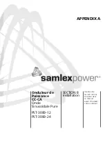 Предварительный просмотр 57 страницы Samlexpower PST-3000-12 Owner'S Manual