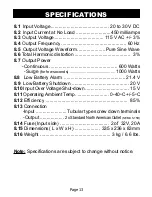 Предварительный просмотр 13 страницы Samlexpower PST-60S-24A Owner'S Manual