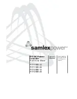 Предварительный просмотр 1 страницы Samlexpower Pure Sine PST-1500-12 Owner'S Manual