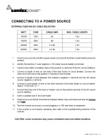 Предварительный просмотр 7 страницы Samlexpower SAM-250-12 Owner'S Manual